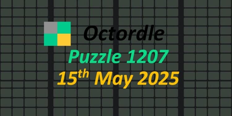 Daily Octordle 15th May 2025 Answers Today 1207