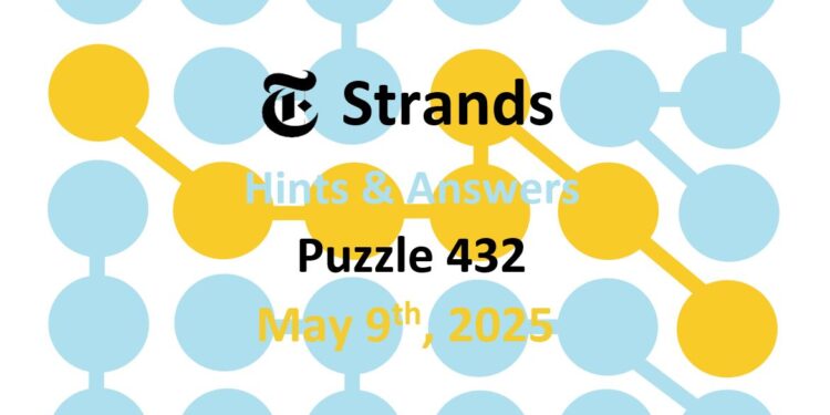 Daily Strands 432 Answers Today - 9th May 2025