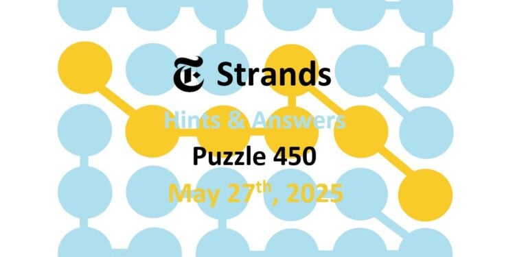 Daily Strands 450 Answers Today - 27th May 2025