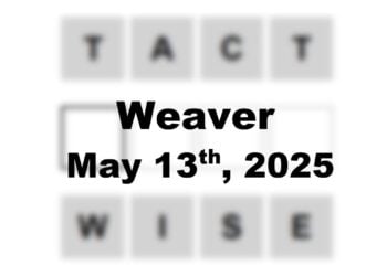 ‘Wordle’ Answer Today 1424 May 13th 2025 – Hints and Solution (5/13/25)
