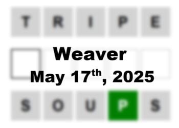 ‘Wordle’ Answer Today 1428 May 17th 2025 – Hints and Solution (5/17/25)
