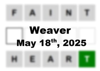‘Wordle’ Answer Today 1429 May 18th 2025 – Hints and Solution (5/18/25)