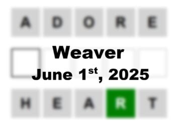 ‘Wordle’ Answer Today 1443 June 1st 2025 – Hints and Solution (6/1/25)