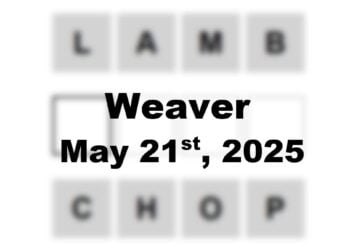 ‘Wordle’ Answer Today 1432 May 21st 2025 – Hints and Solution (5/21/25)