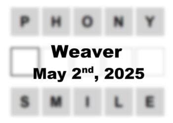 ‘Wordle’ Answer Today 1413 May 2nd 2025 – Hints and Solution (5/2/25)