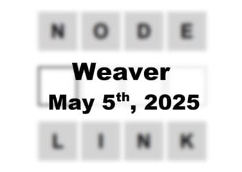 Today’s ‘Weaver’ Answer: May 5th 2025 Hints and Solution
