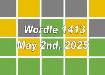‘Wordle’ Answer Today 1413 May 2nd 2025 – Hints and Solution (5/2/25)