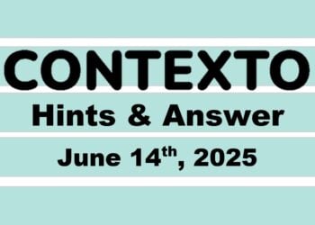 ‘Wordle’ Answer Today 1456 June 14th 2025 – Hints and Solution (6/14/25)