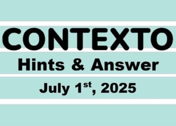 ‘Wordle’ Answer Today 1473 July 1st 2025 – Hints and Solution (7/1/25)