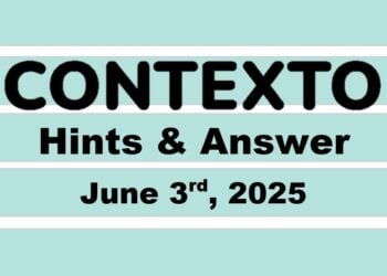 ‘Wordle’ Answer Today 1445 June 3rd 2025 – Hints and Solution (6/3/25)