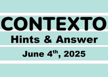 ‘Wordle’ Answer Today 1446 June 4th 2025 – Hints and Solution (6/4/25)