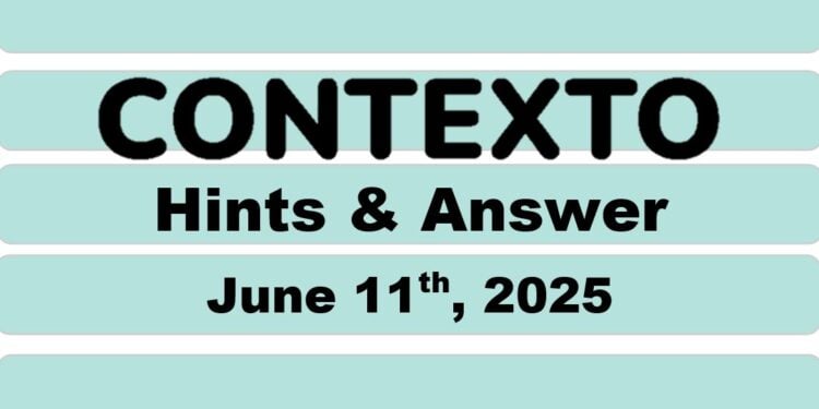 Daily Contexto 996 - June 11th 2025