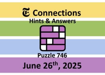 ‘Wordle’ Answer Today 1468 June 26th 2025 – Hints and Solution (6/26/25)