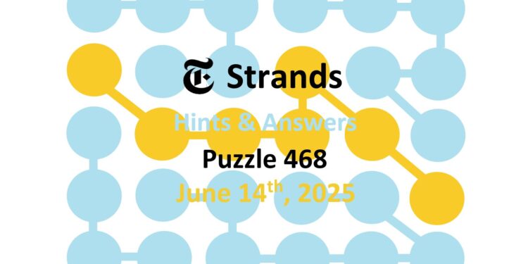 Daily Strands 468 Answers Today - 14th June 2025