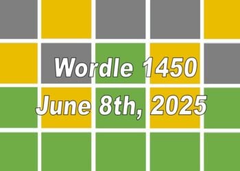 ‘Wordle’ Answer Today 1450 June 8th 2025 – Hints and Solution (6/8/25)