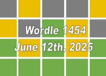 ‘Wordle’ Answer Today 1454 June 12th 2025 – Hints and Solution (6/12/25)