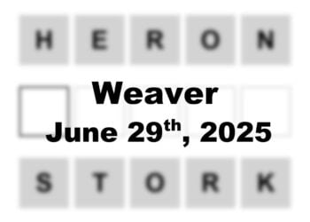 ‘Wordle’ Answer Today 1471 June 29th 2025 – Hints and Solution (6/29/25)