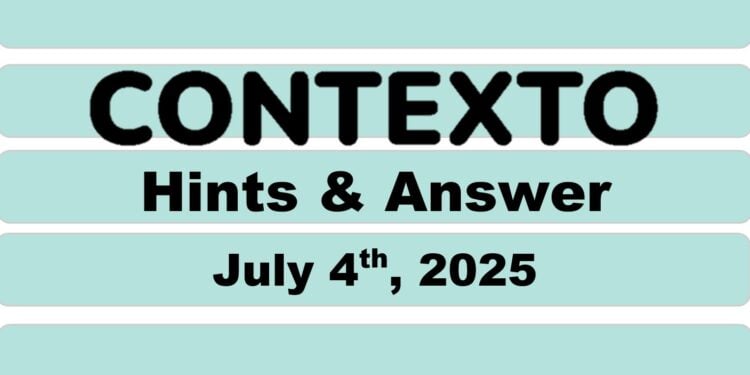 Daily Contexto 1020 - July 4th 2025