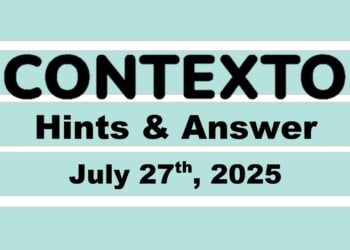 ‘Wordle’ Answer Today 1499 July 27th 2025 – Hints and Solution (7/27/25)