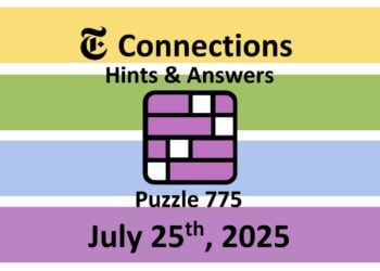 ‘Wordle’ Answer Today 1497 July 25th 2025 – Hints and Solution (7/25/25)