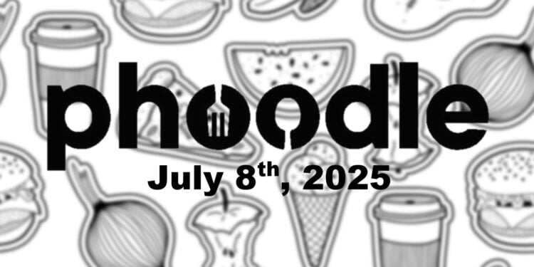Daily Phoodle - 8th July 2025
