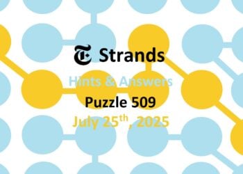 ‘Wordle’ Answer Today 1497 July 25th 2025 – Hints and Solution (7/25/25)