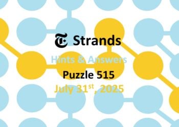 ‘Wordle’ Answer Today 1503 July 31st 2025 – Hints and Solution (7/31/25)