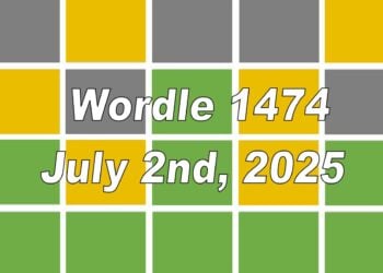 ‘Wordle’ Answer Today 1474 July 2nd 2025 – Hints and Solution (7/2/25)