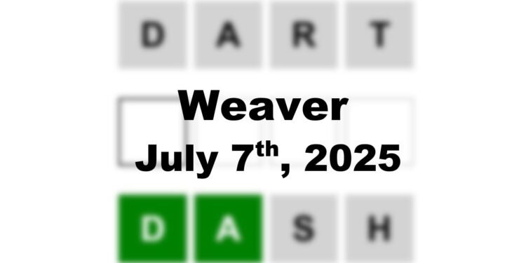 Weaver Answer - 7th July 2025
