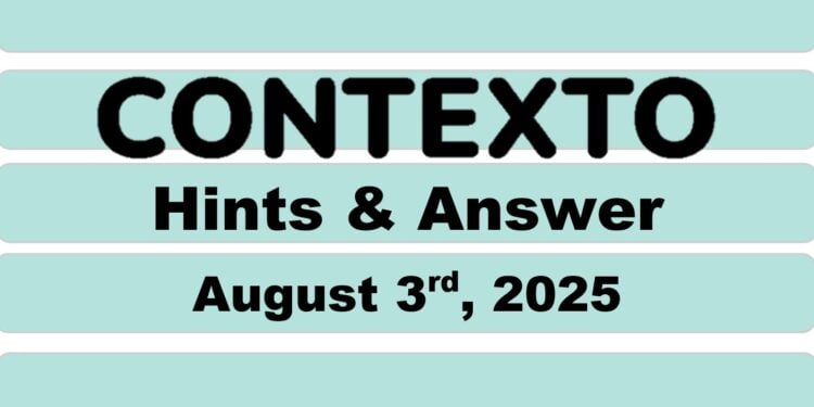 Daily Contexto 1050 - August 3rd 2025