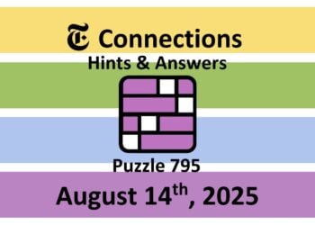‘Wordle’ Answer Today 1517 August 14th 2025 – Hints and Solution (8/14/25)