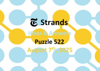 ‘Wordle’ Answer Today 1510 August 7th 2025 – Hints and Solution (8/7/25)