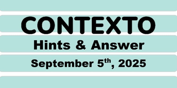 Daily Contexto 1083 - September 5th 2025