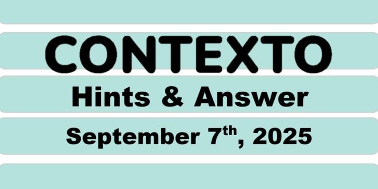 Daily Contexto 1085 - September 7th 2025