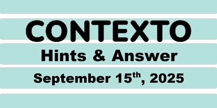 Daily Contexto 1093 - September 15th 2025
