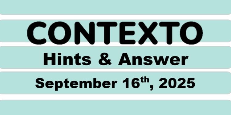 Daily Contexto 1094 - September 16th 2025