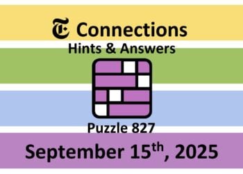 ‘Wordle’ Answer Today 1549 September 15th 2025 – Hints and Solution (9/15/25)