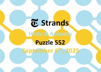 ‘Wordle’ Answer Today 1540 September 6th 2025 – Hints and Solution (9/6/25)