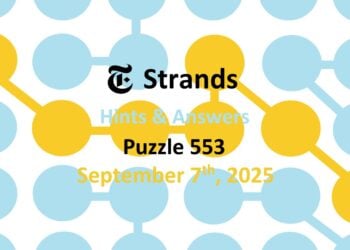 ‘Wordle’ Answer Today 1541 September 7th 2025 – Hints and Solution (9/7/25)