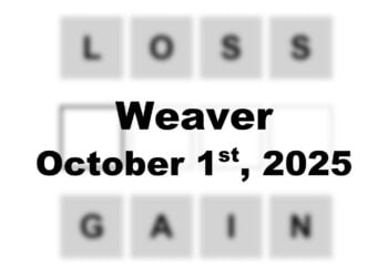‘Wordle’ Answer Today 1565 October 1st 2025 – Hints and Solution (10/1/25)