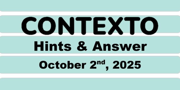 Daily Contexto 1110 - October 2nd 2025