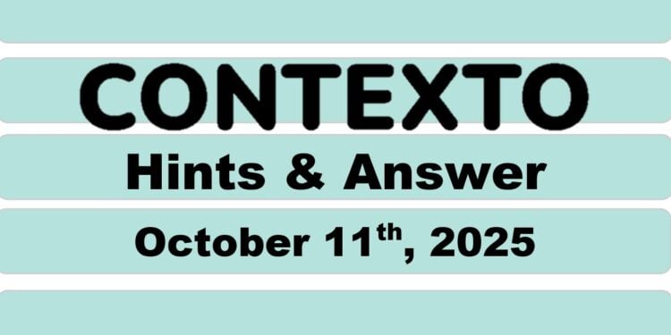 Daily Contexto 1119 - October 11th 2025