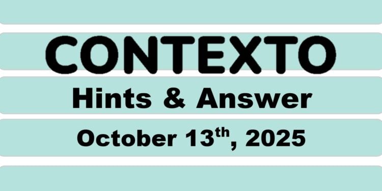 Daily Contexto 1121 - October 13th 2025
