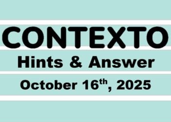 ‘Wordle’ Answer Today 1580 October 16th 2025 – Hints and Solution (10/16/25)