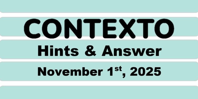 Daily Contexto 1140 - November 1st 2025