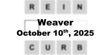 ‘Wordle’ Answer Today 1574 October 10th 2025 – Hints and Solution (10/10/25)