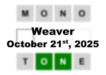 ‘Wordle’ Answer Today 1585 October 21st 2025 – Hints and Solution (10/21/25)