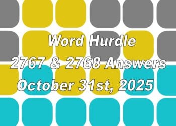‘Wordle’ Answer Today 1595 October 31st 2025 – Hints and Solution (10/31/25)