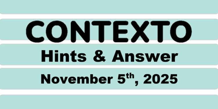 Daily Contexto 1144 - November 5th 2025