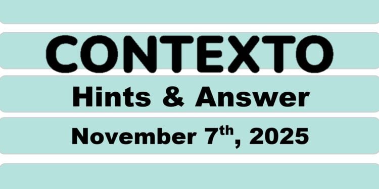 Daily Contexto 1146 - November 7th 2025
